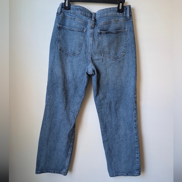 Rewash High Rise Ripped Straight Leg Jeans Size 28 US 7 - Picture 6 of 7